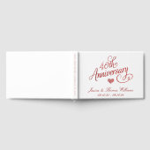 40. Rubinhochzeit Gästebuch (Voll)