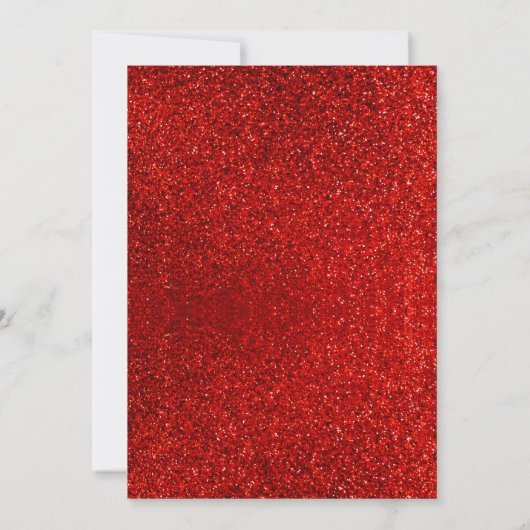 40. Ruby-Hochzeitstag Einladung (Rückseite)