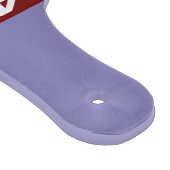 40. Ruby Jubiläum Blumenbeete lila Schneidebrett (Ecke)