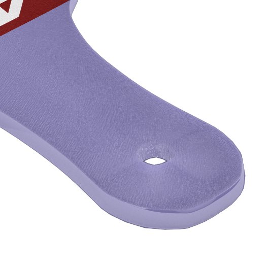 40. Ruby Jubiläum Blumenbeete lila Schneidebrett (Ecke)