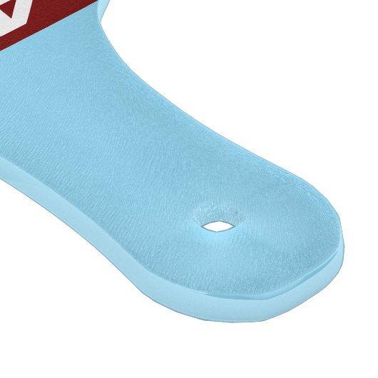 40. Ruby-Jubiläum Blumenblau Schneidebrett (Ecke)