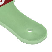 40. Ruby Jubiläum Blumengrün Schneidebrett (Ecke)