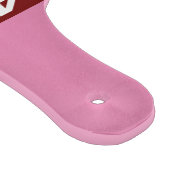 40. Ruby Jubiläum Blumenrosa Schneidebrett (Ecke)