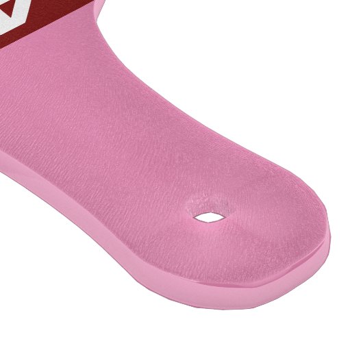 40. Ruby Jubiläum Blumenrosa Schneidebrett (Ecke)