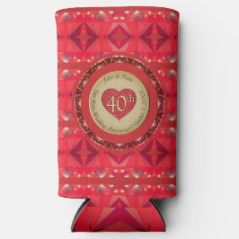 40. Ruby-Jubiläum Selters Dosenkühler