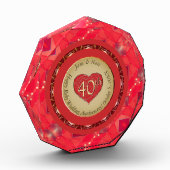 40. Ruby Wedding Anniversary Foto Block (Links)