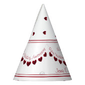 40. Ruby Wedding Anniversary Hut Partyhütchen (Links)