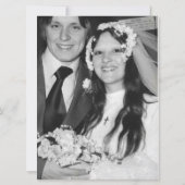 40. Ruby Wedding Anniversary Menu Card Einladung (Rückseite)