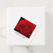 40. Ruby Wedding Anniversary Rote Rose Geschenkanhänger (Beispiel)