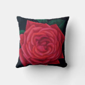 40. Ruby Wedding Anniversary Rote Rose Kissen (Rückseite)