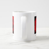 40. Ruby Wedding Jubiläum Rose Ehemann & Ehefrau Jumbo-Tasse (Rückseite)