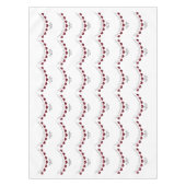 40. Ruby Wedding Jubiläum rotes Herzensburgring Tischdecke (Vorderseite)