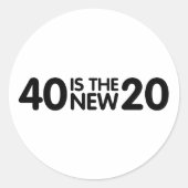 40. RUNDER AUFKLEBER (Vorderseite)