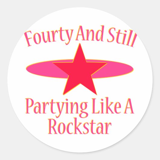 40. RUNDER AUFKLEBER (Vorderseite)