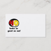 40 sieht mir so gut aus wie Shirts und Geschenke Visitenkarte (Rückseite)