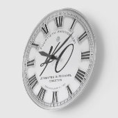 40. Silver Wedding Jubiläum Große Uhr (Winkel)