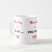 40 So und voll Spaß Kaffee Tasse (Vorderseite Links)