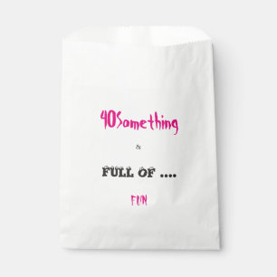 40 So was & voller Spaß Fabor Bags Geschenktütchen