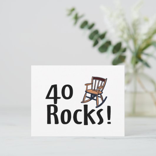 40 Steine Postkarte (Stehend Vorderseite)