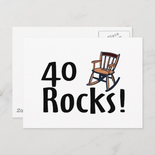 40 Steine Postkarte (Vorne/Hinten)