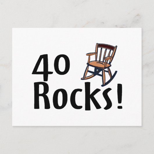 40 Steine Postkarte (Vorderseite)