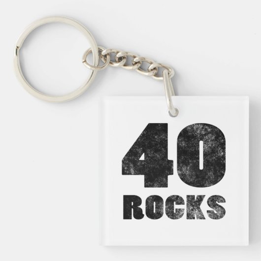 40 Steine Schlüsselanhänger (Vorderseite)