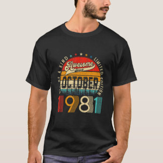 40. Tagesdekorationen Oktober 1981 Männer Frauen 4 T-Shirt
