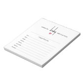 40 Tear Off Pages Wünsche für Baby Girl Shower Gam Notizblock (Rotiert)