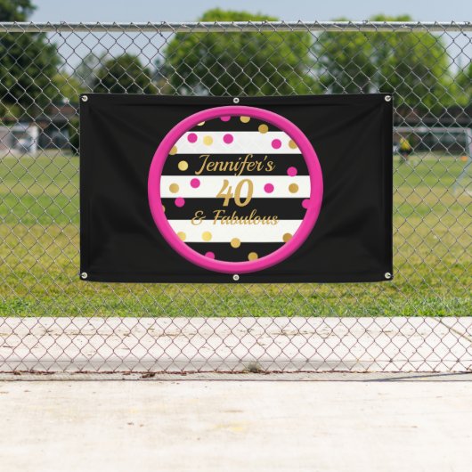 40 u. fabelhafte banner (Insitu)