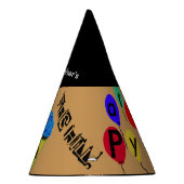 40. Über dem Hill Personalisiert Balloon Party Hat Partyhütchen (Rechts)