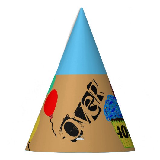 40. Über dem Hügel Cupcake Balloons Party Hats Partyhütchen (Links)