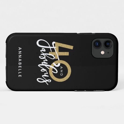 40 und fabelhaft Case-Mate iPhone hülle (Rückseite (Horizontal))