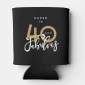 40 und fabelhaft dosenkühler (Rückseite)