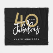 40 und fabelhaft fleecedecke (Vorderseite (Horizontal))