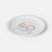 40 und fabelhaft pappteller (Schrägansicht)