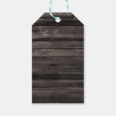 40 und fabelhaft rustikale Flora Geburtstagsgunst Geschenkanhänger (Rückseite)