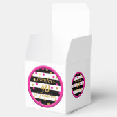 40 und fabelhafte Box mit weißem Kuchen Geschenkschachtel (Geöffnet)