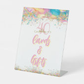 40 und fabelhafte Geburtstagsparty Sockelschild (Vorderseite)