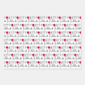 40 und fabelhafte Geburtstagsschilder Geschenkpapier Set (Vorderseite)