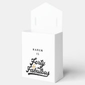 40 und fabelhafte Gefälligkeitsbox Geschenkschachtel (Geöffnet)