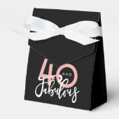40 und fabelhafte Gefälligkeitsbox Geschenkschachtel (Vorderseite)