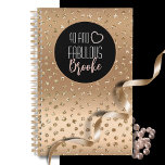 40 und fabelhafte Glam Chic Girly Gold Black Blush Planer<br><div class="desc">Dieser Planer ist ein niedliches und preiswertes Geschenk für eine 40 köstliche Lady! Fügen Sie ihr Planen Glanz und Glanz hinzu - Sie können eine persönliche Nachricht und auch ihren Namen hinzufügen!</div>