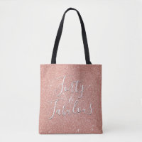 40 und fabelhafte Rose Gold Blush Pink Glitzer