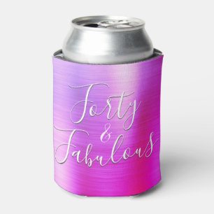 40 und fabelhafte Rosen-lila Rosa Dosenkühler