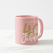 40 und fabelhafte Tasse (VorderseiteRechts)