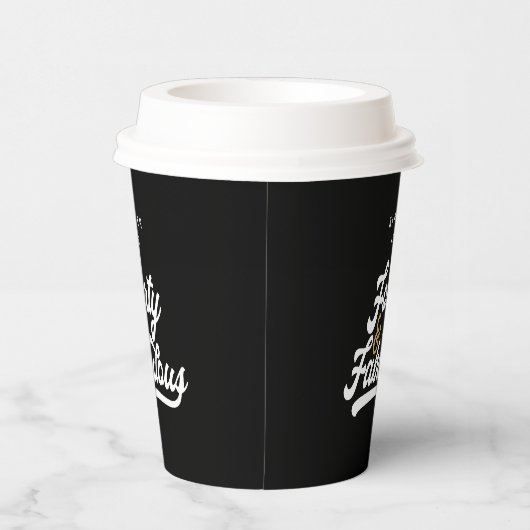 40 und fabelhafte Teller Pappbecher (Rechts)