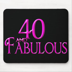 40 und fabelhaftes mousepad