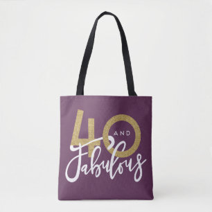 40 und fabelhaftes tasche