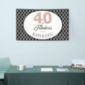 40 und Fabulous Custom 40. Geburtstag Banner (Messeveranstaltung)