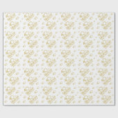 40 und fabulous Modern 40. Geburtstag Geschenkpapier (Flach)